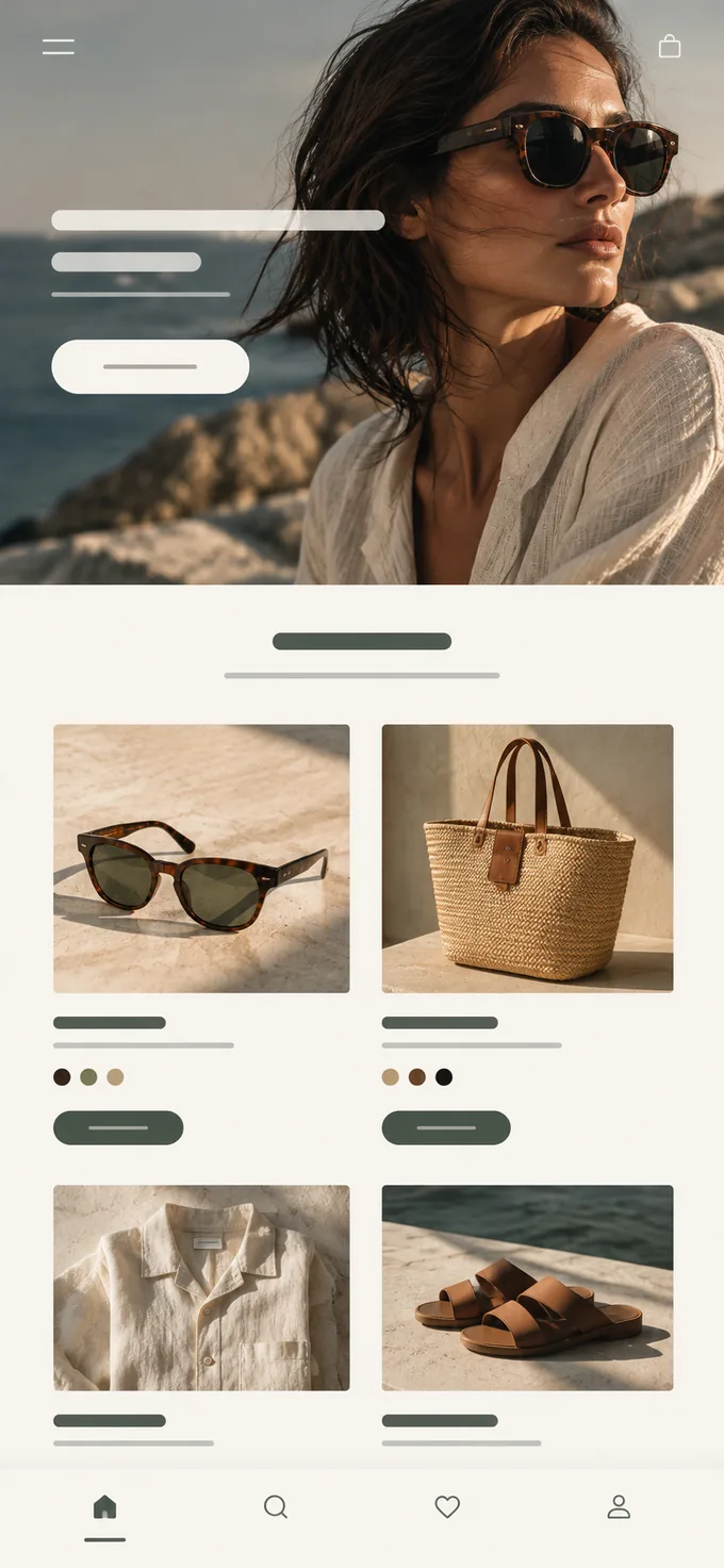 Ecommerce brand store on Shopify