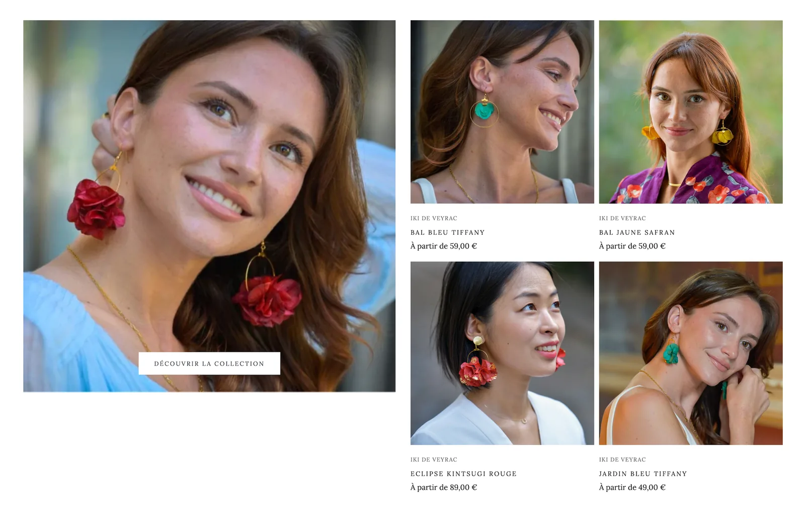 Iki de Veyrac Shopify homepage