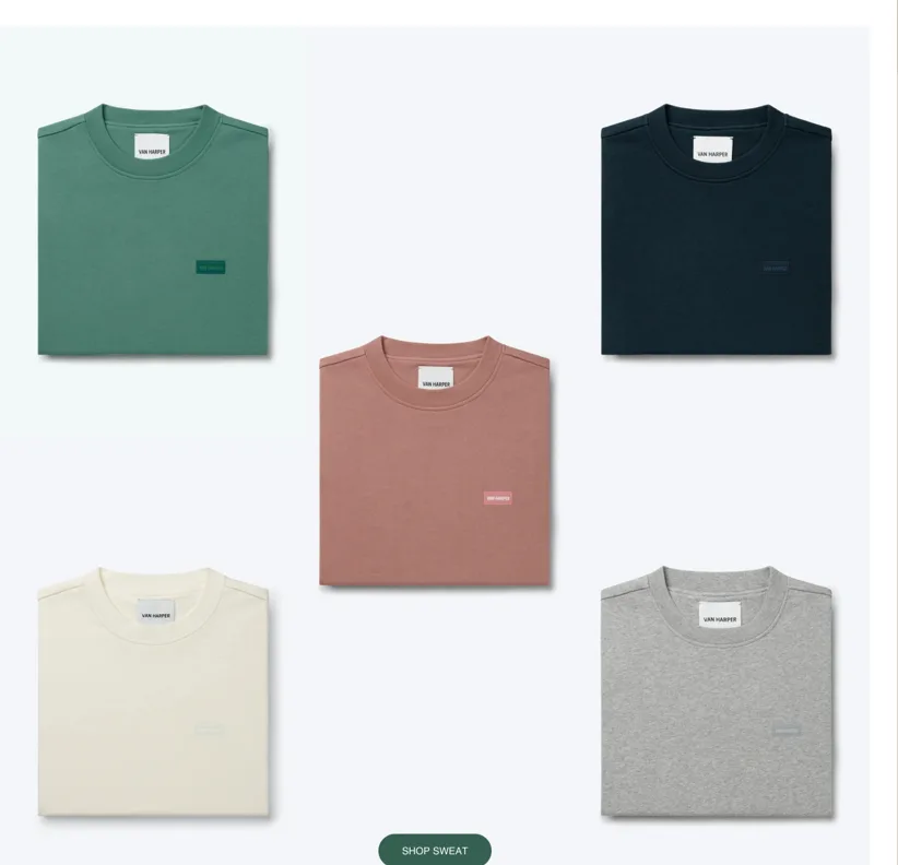 Van Harper sweat collection